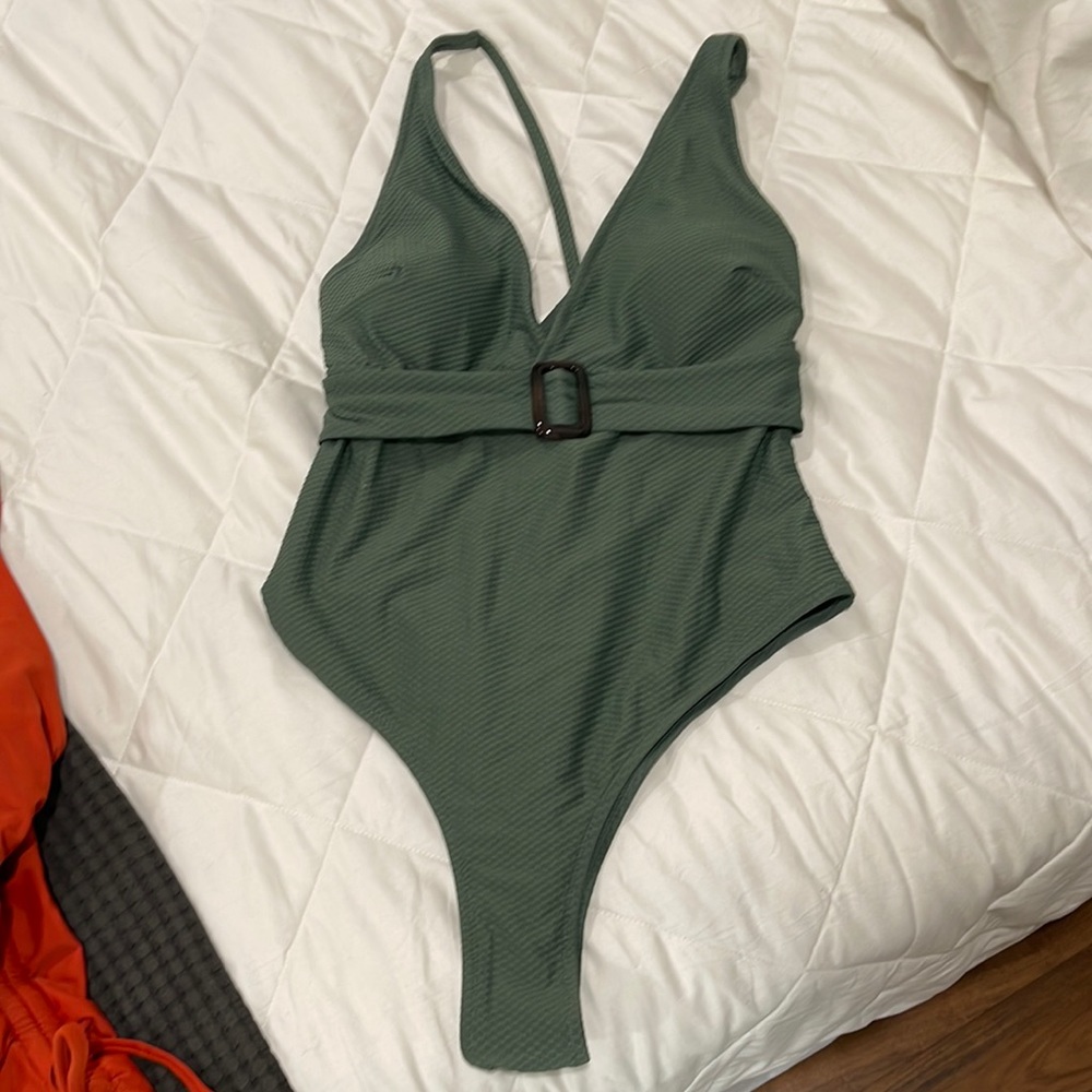 Elisa Belted One Piece Swimsuit